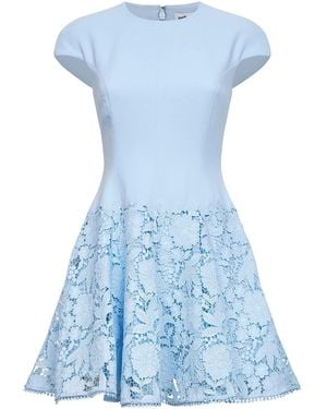Self-Portrait Short Dresses - Blue