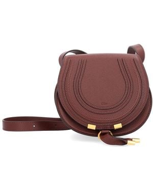 Chloé "Marcie" Shoulder Bag - Brown