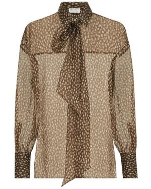 Brunello Cucinelli Tops - Brown