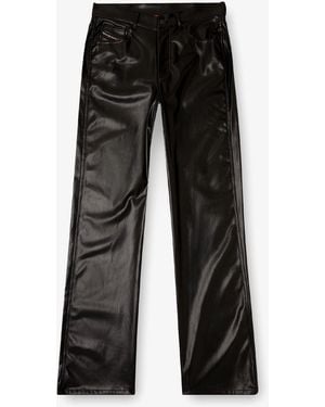 DIESEL P-Lain Faux-Leather Pants - Black