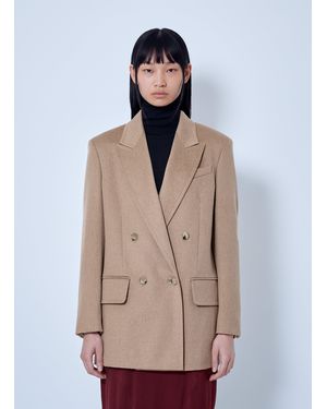 Max Mara Olimpia Double-Breasted Blazer - Blue