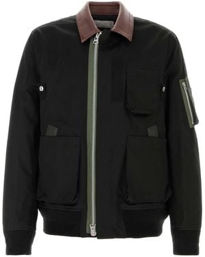 Sacai Canvas Jacket - Black