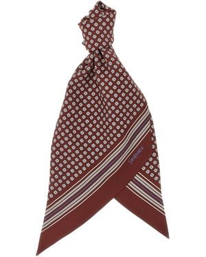 Saint Laurent Lavallière Scarf - Purple
