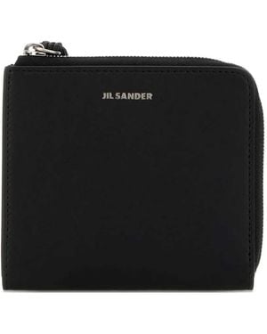 Jil Sander Zip-Around Wallet - Black