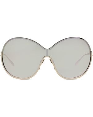 Alaïa Alaïa Butterfly Sunglasses - Metallic