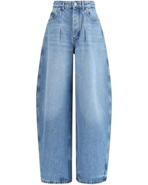 Jacquemus Le De-Nimes Oversized Jeans - Blue