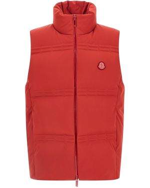 Moncler Genius Sparky 1 Moncler Asap Rocky Sleeveless Down Jacket - Red