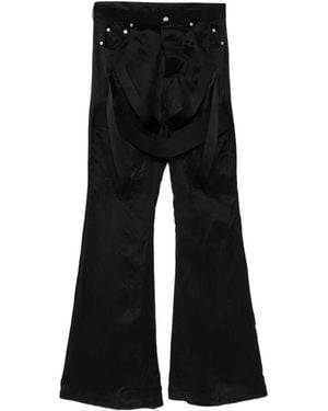 Rick Owens Megastrapped Bib Pants - Black