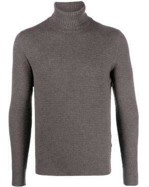 Tagliatore Wool Turtleneck - Gray