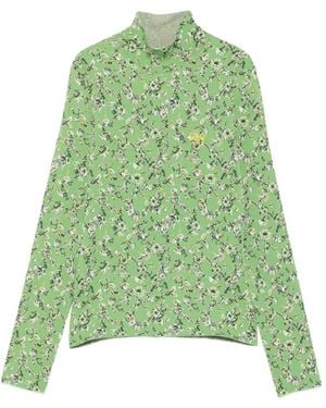 Loewe Turtle-Neck Sweater - Green