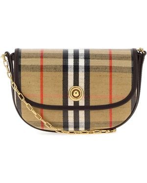 Burberry Printed Canvas Small Highlands Crossbody Bag - Multicolor