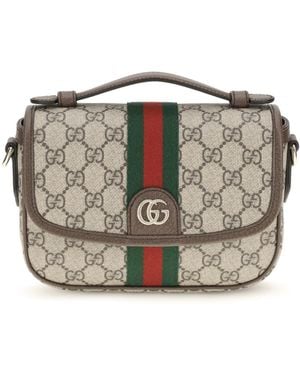 Gucci Small Ophidia Handbag - Gray
