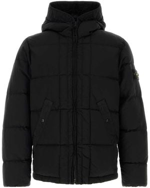 Stone Island Nylon Down Jacket - Black