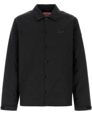 KENZO Black Cotton Blend Jacket