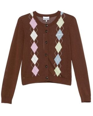 Ganni Tops - Brown