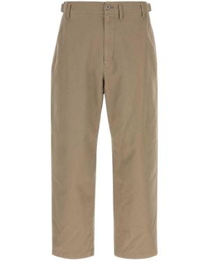 Lemaire Cappuccino Cotton Pant - Natural