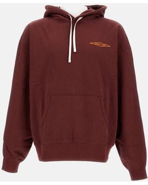 Junya Watanabe Oversized Hooded Sweatshirt With Double-Sided Design And Embroidered Accents