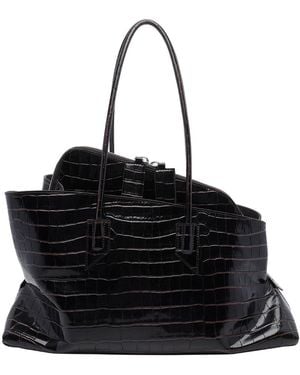 The Attico Medium La Passeggiata Handbag - Black