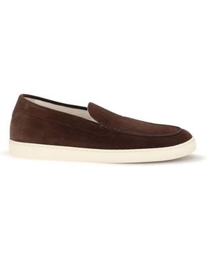 Brunello Cucinelli Suede Loafers - White