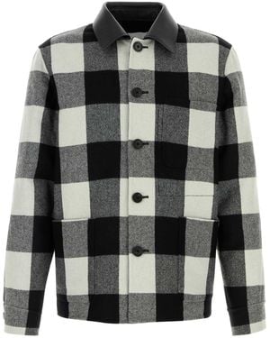 Givenchy Embroidered Wool Shirt - Black