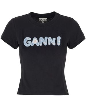 Ganni Clothing T-Shirt - Black