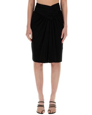 Saint Laurent Pencil Skirt - Black