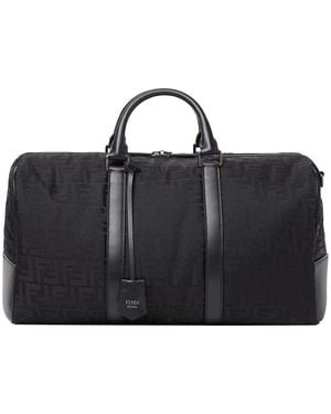Fendi Travel Bag With Adjustable And Removable Tering - Black