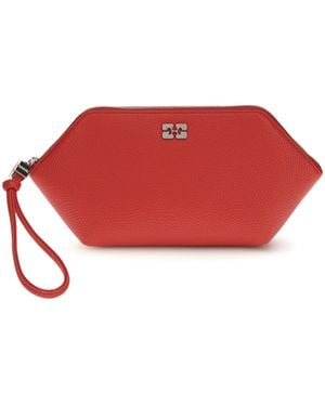 Ganni Makeup Pouch Bou - Red