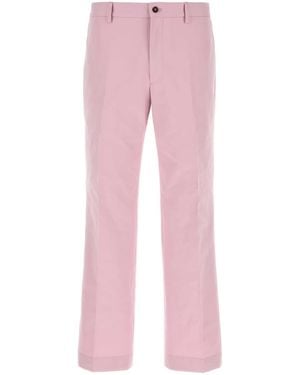 Prada Flat Front Pants - Pink
