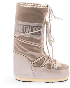 Moon Boot 'Icon Glance' Boots - Natural