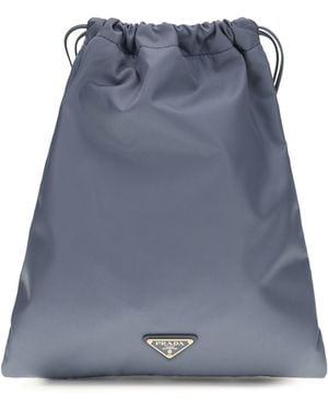 Prada Re-Nylon Pouch - Blue