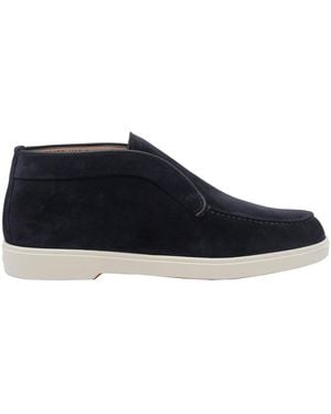 Santoni Andvari Desert Boots - Blue