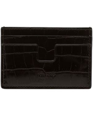 Tom Ford Logo Card Holder - Black