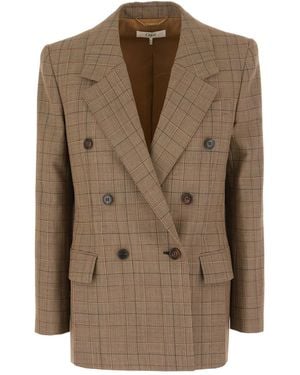 Chloé Clothing Blazers & Gilets - Brown