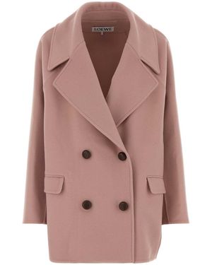 Loewe Wool Coat - Pink