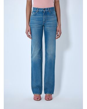 Chloé Chloé Straight-Leg Denim Jeans - Blue
