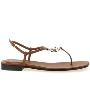 Gucci 'Lifford' Sandals - Brown