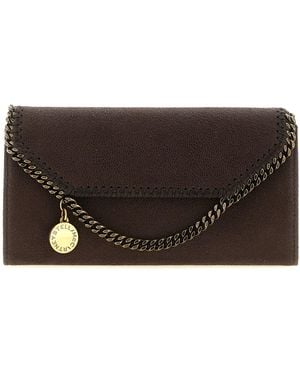 Stella McCartney 'Continental Falabella' Wallet On Chain - Brown