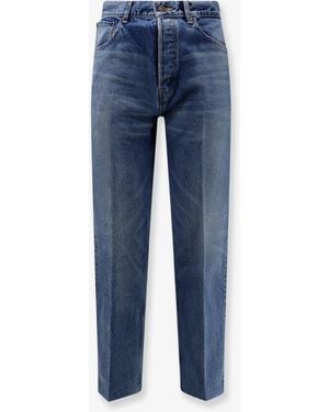 Celine Boyfriend Cotton Jeans - Blue
