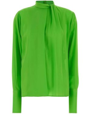 Tom Ford Fluo Georgette Blouse - Green