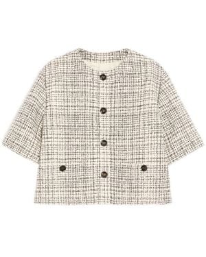 Valentino Tweed Jacket - White