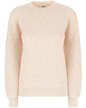 Fendi Clothing Knitwear - White
