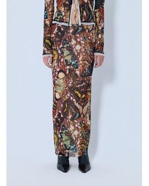 Jean Paul Gaultier Re-Edition The Butterfly Skirt - Brown