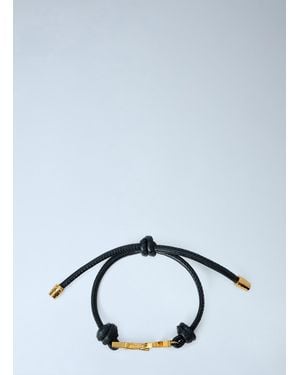 Saint Laurent Cassandre Cord Bracelet - Blue