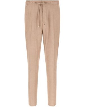 Etro Linen Solid Sweatpants - Natural