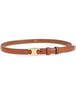 Celine Triomphe Small Belt - Brown