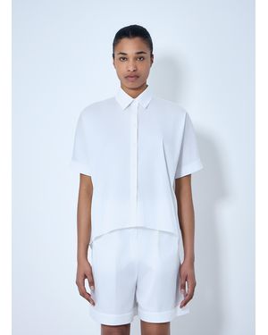 Max Mara Cotton Poplin Shirt - White