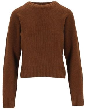 Tom Ford Cashmere And Silk Sweater - Brown