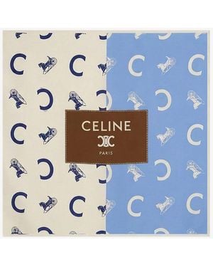 Celine Silk Foulard - Blue