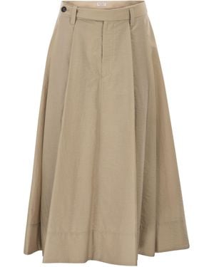 Brunello Cucinelli Sartorial Skirt - Natural